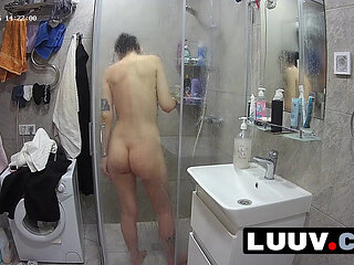 LUUV. A tattooed girl accidentally streams her shower to her followers