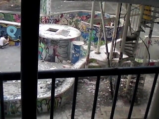 Fucked outdoor by badboy skin punk fire boy