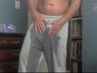 Pissed Sweats off, Stroking Cumshot