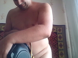Vaccum masturbation. Powerful masturbation with vaccum cleaner. IgorDickCum is using vacuum. Nice idea.