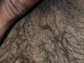 Masturbating  alone boy at home and room