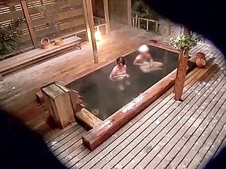 Japanese Hot Springs Woman is Seduced and Fucked