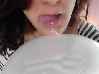 Kiss Lick Spit Balloons Non Pop - Bunny Looner