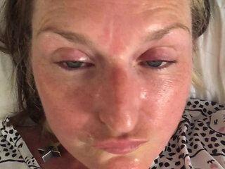 My Hot, Sweaty Crossed Eyed Orgasm Face