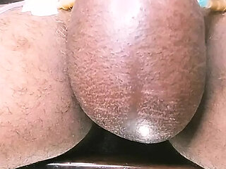 2 liter big ball first time in India by Indian pierced dick.