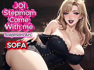 Stepmonster seduction on wet sofa playtime