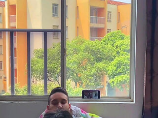 Twink Sucks Straight Cock and Fucks His Ass When Noone Is Not at Home