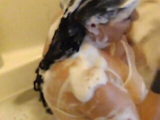 Loaded White Shampoo Lather Long Hair