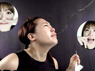 Kazune Otoha's Playful POV Nose: a Close-up Exploration