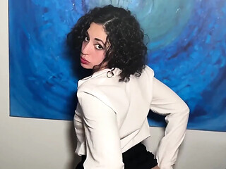 Submissive secretary gets roughed up and dominated