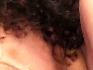Sassy Brown Girl Love Cum & Rimming!