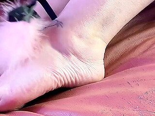Tease You with My Sexy Feet and Legs