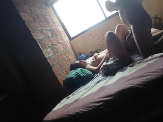 His cock is bigger than my foot, he sucks my vagina before he puts his cock in