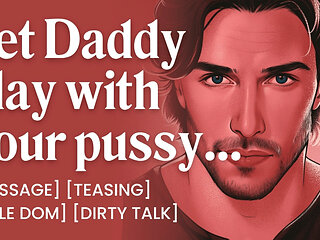 ASMR Male Voice: Daddy Dom Massage Turns Into Fingering and Orgasm Control - Praise & Dirty Talk - Erotic Audio Roleplay