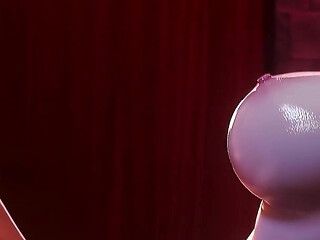 D.va Washroom Gangbang - Shared with Two Guys Overwatch 3D Animation
