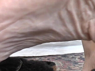 Aha, You've Got a Foot Fetish Today! Sniffing Feet and Cumming
