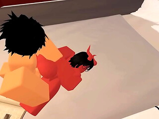 Getting fucked by a randmon guy in Roblox ( My firist video )