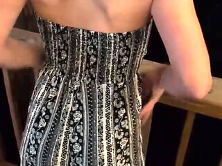 wife shaking and grinding her ass on the porch