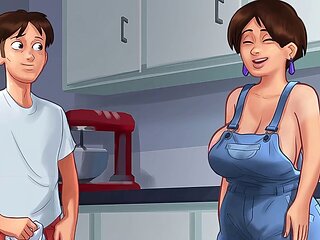 Cartoon mom, mom son cartoon game, mom son anime