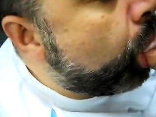 Mature Gay Bear Gives Blowjob