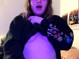 Cumbrain Amateur Masturbation With Tits Flashing