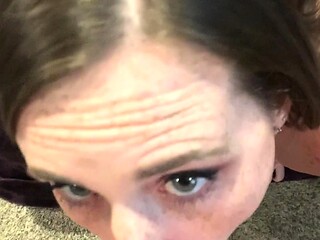 Teasing edged handjob blowjob cumshot compilation pov part 2