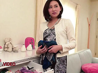 Kinky Asian Ameri Koshikawa Strips Nude & Gets Fucked Hard - JAV Uncensored