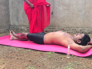 Indian Saree Cock Cleaning MILF Hard 69 Suck and Hard Fuck with Boss Big Dick