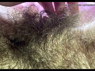 HAIRY PUSSY COMPILATION big clit closeup super bush
