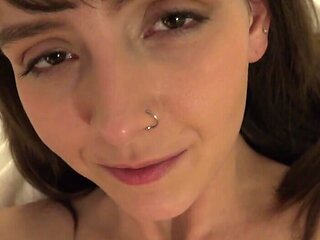 Serena Hill uses her feet and gets a nice creampie too