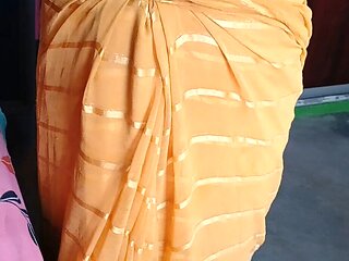 Asian Indian Girl Review and Foreplay with Her Boobs