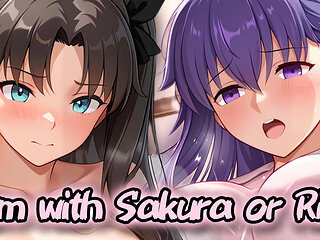 Sakura or Rin: who has better pussy for your cock? (Sex JOI)
