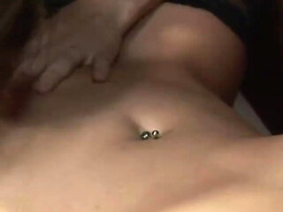 Amazing babe in sexy stockings gets orally pleased