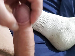 Uncut Cock Wanked & Cum