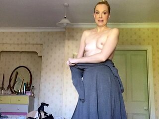 Blond and small titted sandwich