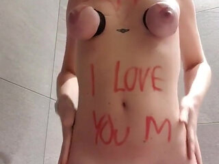 Orgasm in the Bath with Electric Toys