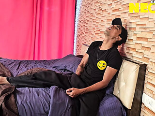 Seduced by her stepson on the bed in the night time