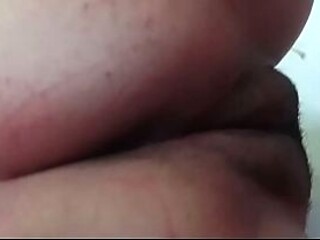 Pretty young Latina babe with big ass and pretty tits gets fucked hard by