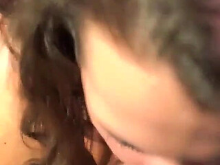 Lilly M Busty Curvy Brunette Audition Sloopy Deepthroat Swallow!