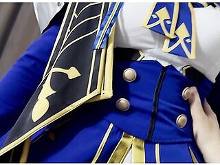 Saber Cosplay Honkai: Star Rail Fate