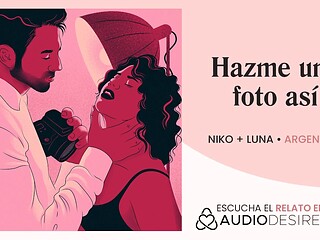 El fotgrafo dominante coge a una modelo sumisa [relatos para tocarme]