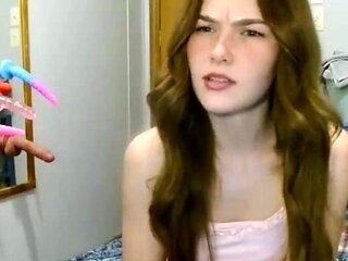 Pale amateur teen brunette Lynn Love