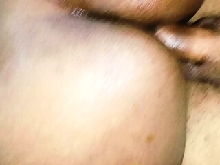 Indian bhabhi tight ass fucking video doggy style position, bhabhi riding on big dick for ass fucking video with clear Hindi voice