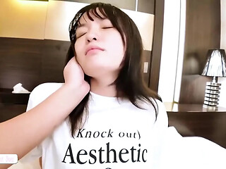 Innocent Asian Angel surprised on the street hides her wild side
