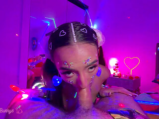Sasha Tatcha Rides Brian Omally Hard, Then He Cums Inside Her!
