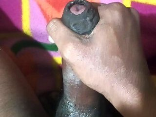 African Skinny Young Guy Black Hard Dick Cumshot