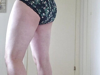 I'm trying on new clothes