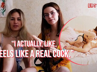 Hot German Lesbians Selvaggia & Daniela Go Wild with Strap-On Sex