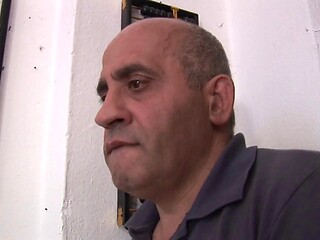 Gloria Domini Endures Dirty Cunnilingus from Old-Young Stepdad Nonno Gio While Wife Is A