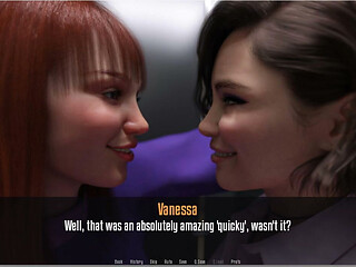 Anita's Internship - Gameplay - Roleplay - Lesbian Petite Teens Make Out in Public Toilet